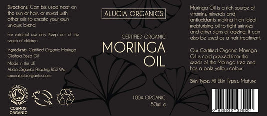 Aceite De Moringa Orgánico Certificado (Moringa Oil) 50Ml