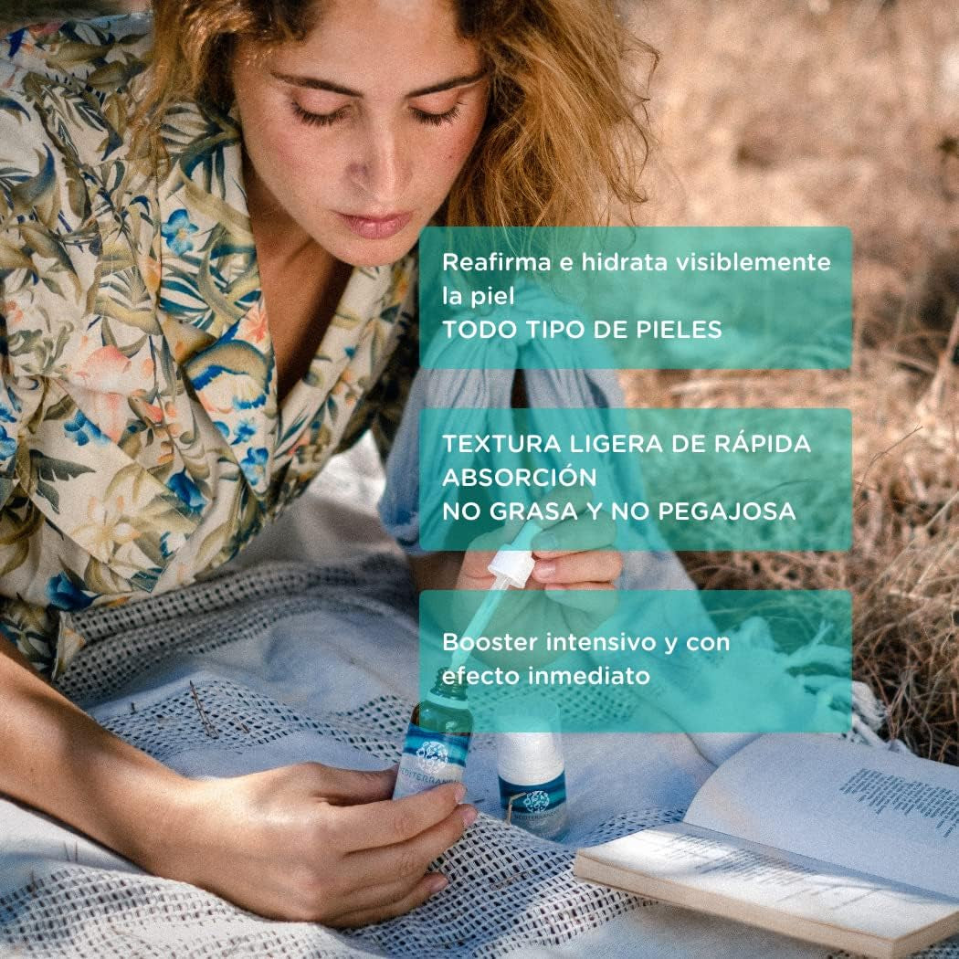 Serum Facial Vitamina C, E, Resveratrol Acido Salicílico Ferulico Unisex Antiarrugas Antimanchas Hidratante Antioxidante Ingredientes Mediterráneos Naturales, 30Ml Por Mediterranean Spirit