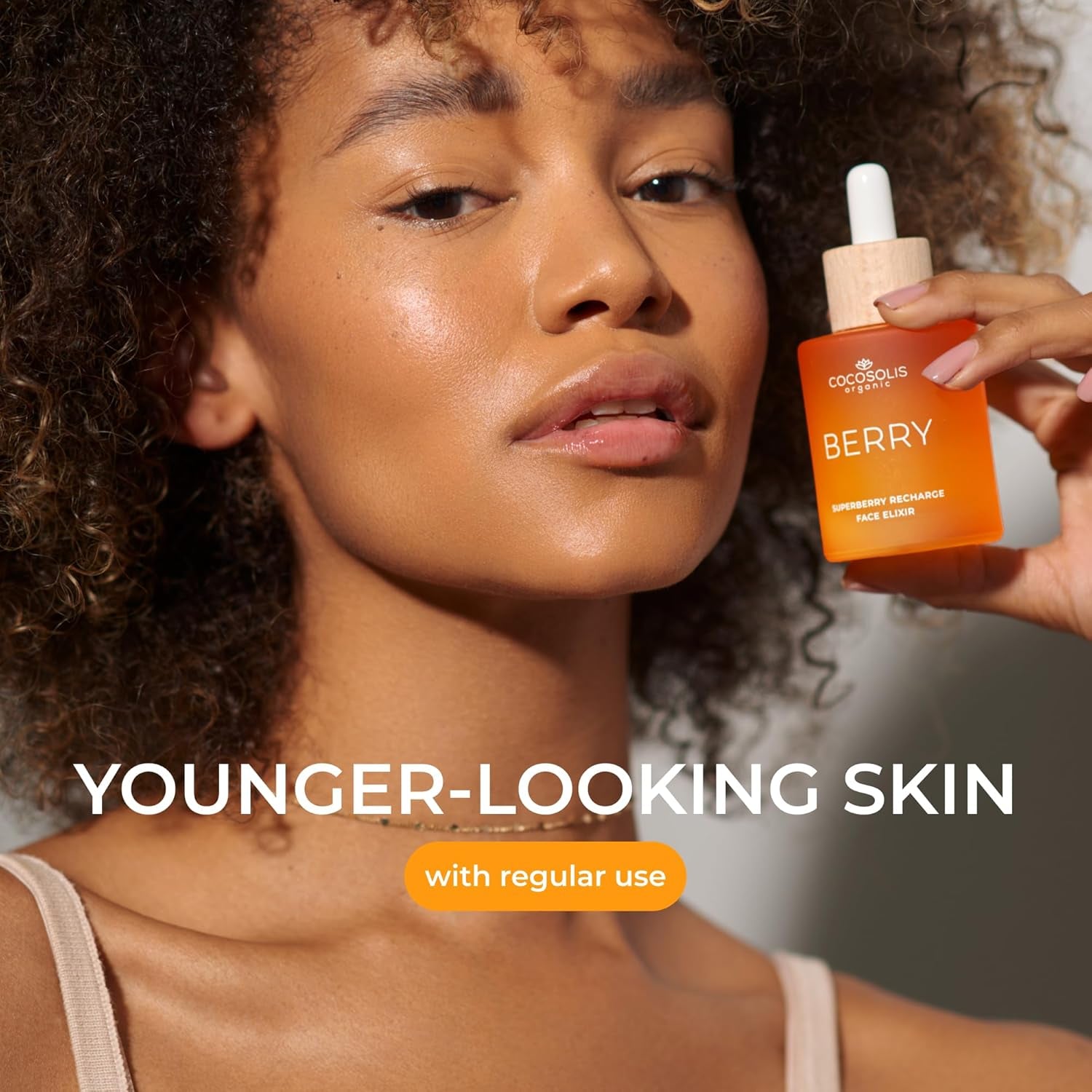 COCOSOLIS BERRY Superberry Recharge Face Elixir Facial Con Aceites Orgánicos, Cuidado Dietético Vegano Con Vitamina E Y Aceites Activados Por Enzimas