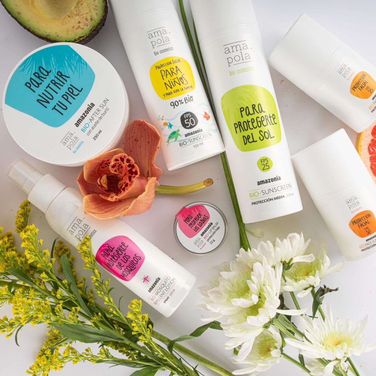 Protector Solar Ecológico Amapola Bio Cosmetics Crema Solar Corporal SPF 25 – Mineral, Biodegradable, Sin Fragancia, Para Piel Sensible, 100% Natural, 200Ml