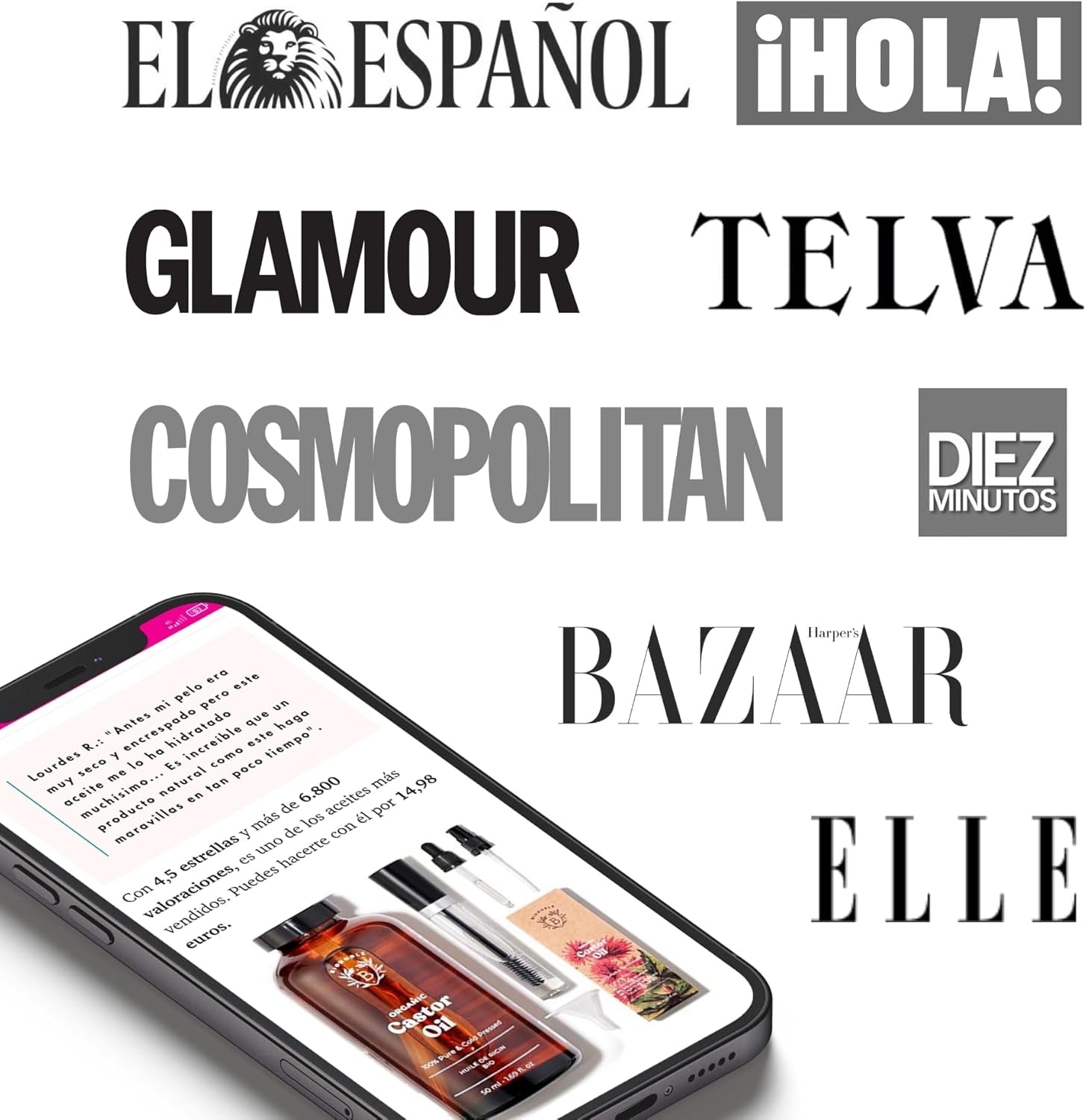 Bionoble Aceite De Fenogreco Orgánico 50Ml - Macerado De Fenogreco Y Aceite De Girasol - Cuerpo, Pecho, Glúteos, Cabello - Vegano Y Cruelty Free - Botella De Vidrio + Pipeta + Bomba