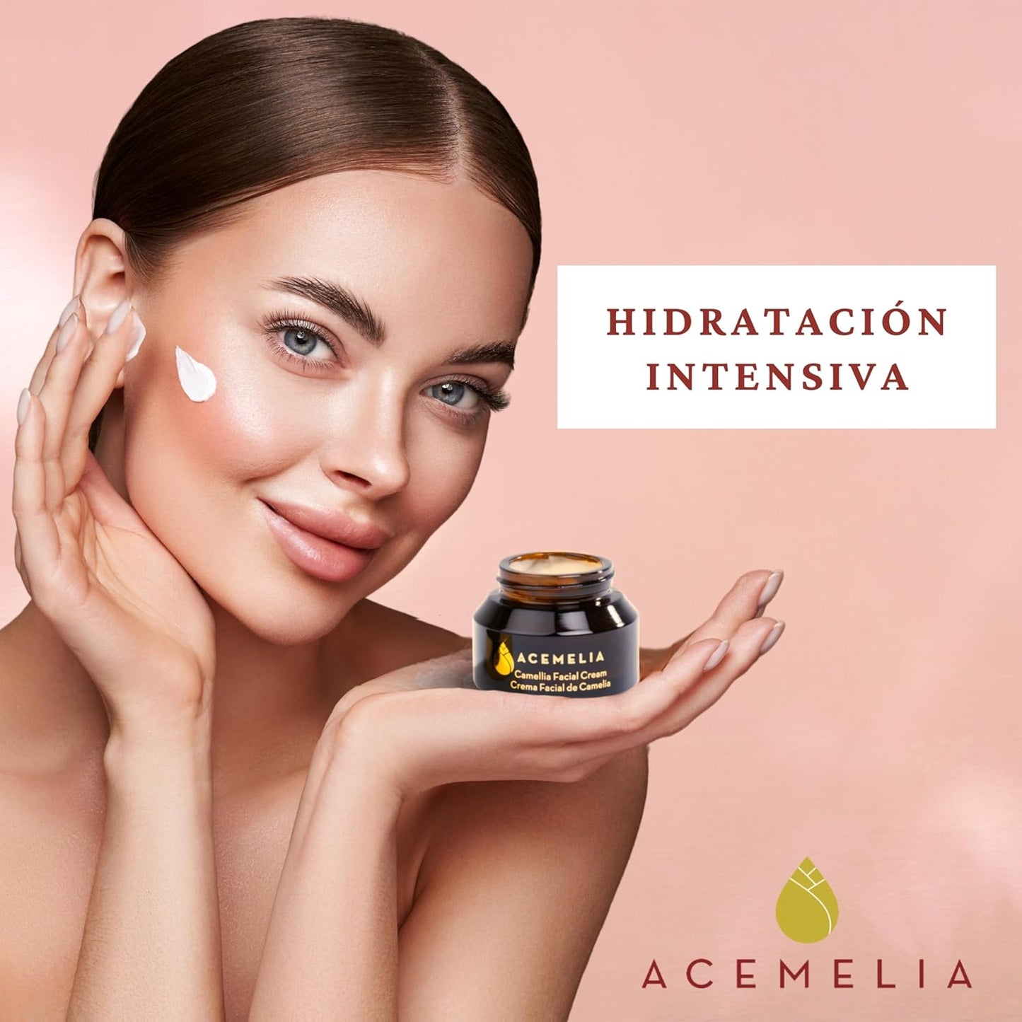 Crema Hidratante Facial Antiarrugas Y Antimanchas Con Aceite De Camelia - Hidratación Profunda Y Efecto Antiedad - Certificado Natural Y Vegano - 50Ml