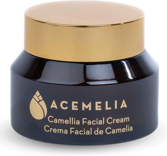 Crema Hidratante Facial Antiarrugas Y Antimanchas Con Aceite De Camelia - Hidratación Profunda Y Efecto Antiedad - Certificado Natural Y Vegano - 50Ml